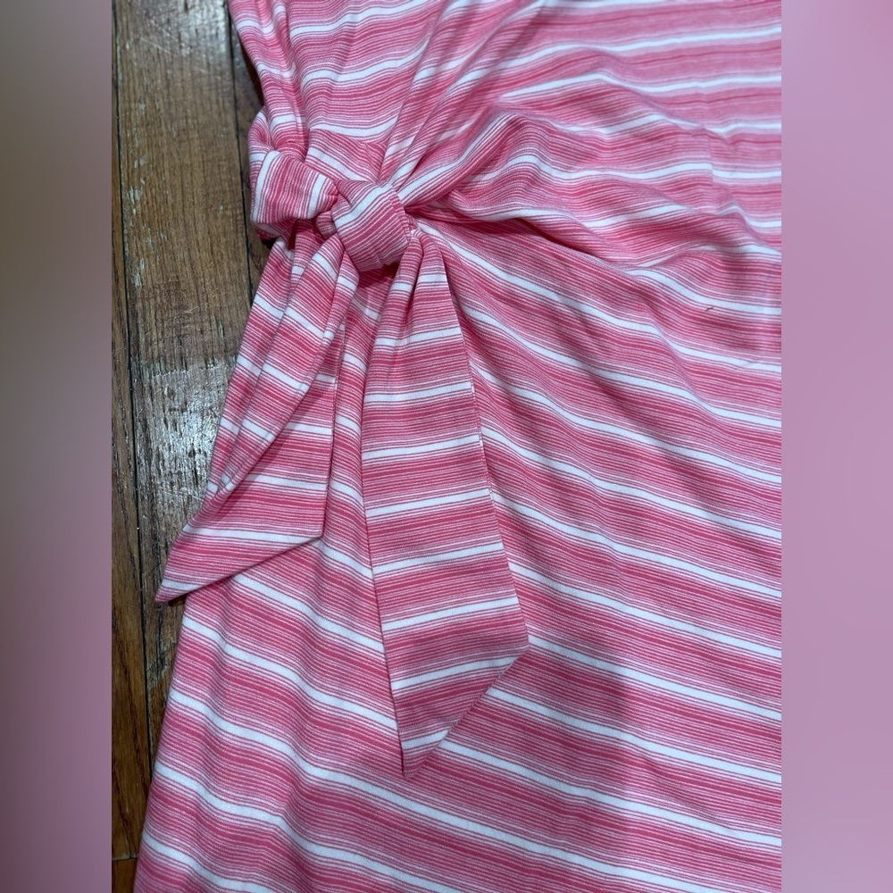 Talbots Pink and White Striped Top - Picture 2 of 12